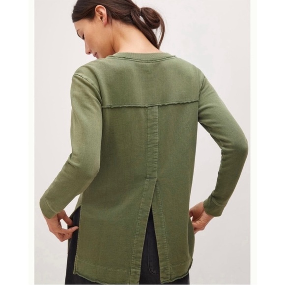 Anthropologie Pilcro Green Moss Sweater Pullover - Picture 6 of 7